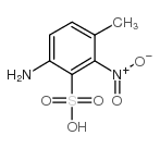 4-氨基-2-硝基-3-甲苯磺酸结构式