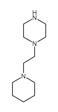 1-(2-哌啶乙基)哌嗪结构式