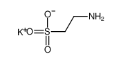 Ethanesulfonic acid, 2-amino-, Monopotassium salt Structure