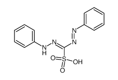 1,5-diphenyl-formazan-3-sulfonic acid Structure