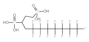 Phosphonic acid,[1-(2,2,3,3,4,4,5,5,6,6,7,7,8,8,8-pentadecafluorooctyl)-1,3-propanediyl]bis-(9CI) Structure