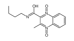 N-butyl-3-methyl-4-oxido-1-oxoquinoxalin-1-ium-2-carboxamide Structure