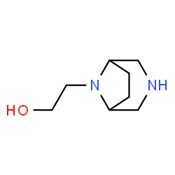 3,8-Diazabicyclo[3.2.1]octane-3-ethanol(8CI) structure