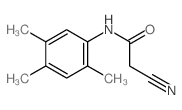 Acetamide,2-cyano-N-(2,4,5-trimethylphenyl)-结构式