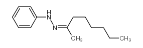 2-Octanone,2-phenylhydrazone structure