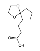 3-(1,4-dioxaspiro[4.4]nonan-9-yl)propanoic acid Structure