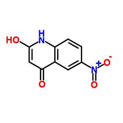 6-nitroquinoline-2,4-diol结构式