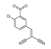 (4-Chloro-3-nitrobenzylidene)malononitrile结构式