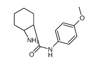(1R,2S)-2-amino-N-(4-methoxyphenyl)cyclohexane-1-carboxamide Structure