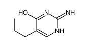 2-amino-5-propyl-1H-pyrimidin-6-one Structure