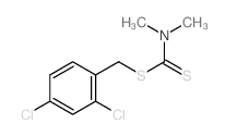 Carbamodithioic acid,dimethyl-, (2,4-dichlorophenyl)methyl ester (9CI) picture