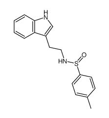 N-p-tolylsulfinyl tryptamine结构式