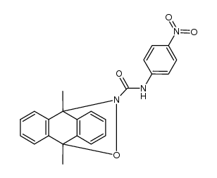 9,10-dihydro-9,10-dimethyl-N-(4-nitrophenyl)-9,10-(epoxyimino)anthracene-11-carboxamide Structure