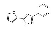 5-(2′-furyl)-3-phenylisoxazole结构式
