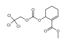 methyl 6-(2,2,2-trichloroethoxycarbonyloxy)cyclohex-1-enoate Structure