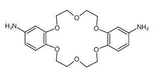 4,5'-diaminodibenzo-18-crown-6 ether结构式