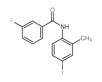 3-fluoro-N-(4-iodo-2-methylphenyl)benzamide structure
