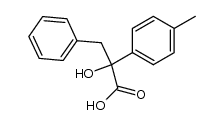 2-hydroxy-3-phenyl-2-(p-tolyl)propanoic acid Structure