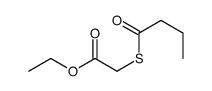 ethyl 2-butanoylsulfanylacetate Structure