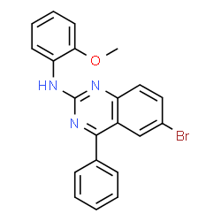 6-bromo-N-(2-methoxyphenyl)-4-phenylquinazolin-2-amine picture