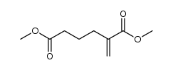 Dimethyl 2-methylidenehexane-1,6-dioate结构式