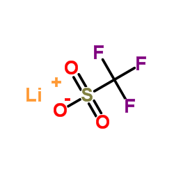 lithium triflate Structure