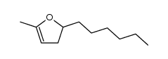 2-hexyl-5-methyl-2,3-dihydrofuran Structure