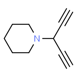 Piperidine, 1-(1-ethynyl-2-propynyl)- (9CI) Structure