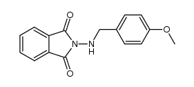 2-((4-methoxybenzyl)amino)isoindoline-1,3-dione Structure