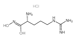 AMINO ACID HYDROXAMATES L-ARGININE HYDROXAMATE HYDROCHLORIDE Structure