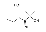 Ethyl-2-hydroxy-2-methylpropanimidathydrochlorid Structure