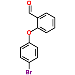 2-(4-Bromophenoxy)benzaldehyde Structure