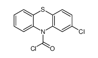 2-chlorophenothiazine-10-carbonyl chloride Structure