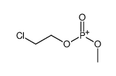 2-chloroethoxy-methoxy-oxophosphanium结构式