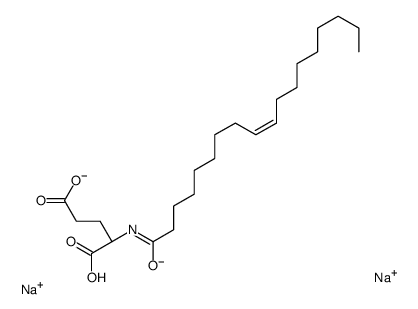 disodium,(2S)-2-[[(Z)-octadec-9-enoyl]amino]pentanedioate Structure