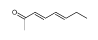 3,5-octadienone,3,5-octadien-2-one结构式