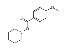 1-[(4-Methoxybenzoyl)oxy]piperidine结构式