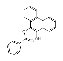 9,10-Phenanthrenediol,9-benzoate结构式