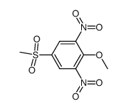 4-methylsulfinato-2,6-dinitro-anisole结构式