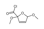 2,5-dimethoxy-2H-furan-5-carbonyl chloride结构式