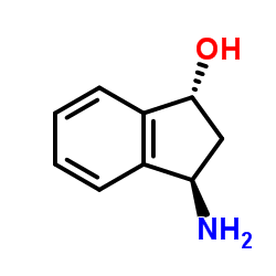 (1R,3R)-3-Amino-1-indanol Structure