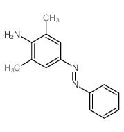 2,6-dimethyl-4-phenyldiazenyl-aniline结构式
