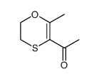 1-(2-methyl-5,6-dihydro-[1,4]oxathiin-3-yl)-ethanone Structure