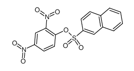 2,4-dinitrophenyl naphthalene-2-sulfonate结构式