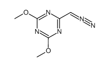 2-diazomethyl-4,6-dimethoxy-[1,3,5]triazine Structure