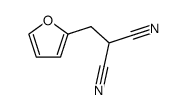 2-[(furan-2-yl)methyl]propanedinitrile结构式