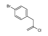 1-bromo-4-(2-chloroprop-2-enyl)benzene structure