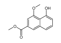 Methyl 5-hydroxy-4-methoxy-2-naphthoate Structure