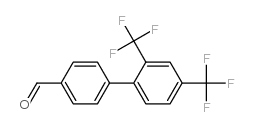 4-(2,4-Bis(trifluoromethyl)phenyl)benzaldehyde Structure