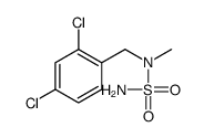 2,4-dichloro-1-[[methyl(sulfamoyl)amino]methyl]benzene结构式